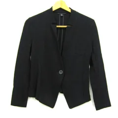 アイシービー テーラードジャケット アウター 日本製 レディース 9サイズ ブラック iCB 【中古】