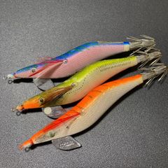 アオリーQ 3号 エギ エギセット 廃盤  Egi Squid Jig Calamari DUEL YO-ZURI EZ-Q AurieQ