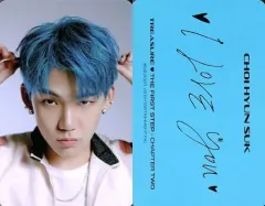 【中古】コレクションカード(男性) TREASURE/チェ・ヒョンソク/裏面印刷メッセージ入り/CD「THE FIRST STEP：CHAPTER TWO」(BLACK Ver.)封入特典フォトカード