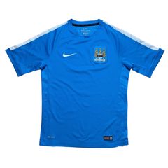 NIKE 15/16 マンチェスター シティ トレーニング S/S シャツ 610572-416 M ナイキ 半袖 SOCCER GAMESHIRT UNIFORM サッカー ゲームシャツ ユニフォーム