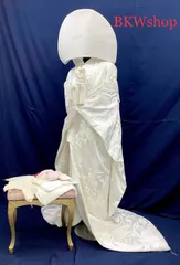 掛下帯 丸帯　紗綾形　白帯 帯 花嫁衣装 結婚式 白無垢　着付け 舞台 楽天市場】掛下 帯の通販