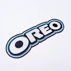 送料無料！ ★刺繍アイロンワッペン★【 OREO ( オレオ ) 】 〚アメリカン雑貨 アメトイ〛