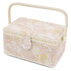 Color:2.ベビーピンク HIRVI ソーイングボックス 裁縫箱 はりねずみの小径 2.ベビーピンク