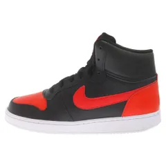 NIKE (ナイキ) EBERNON MID エバノン ミッド ハイカットスニーカー ブラック/レッド US7.5/25.5cm AQ1773ー005のサムネイル