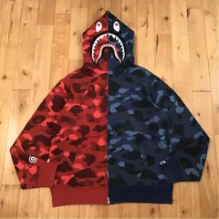 H*o様 APE シャークパーカー ジャケット 赤L 正規品 A BATHING APE｜BAPE STORE RAKUTEN FASHION SEPARATE SHARK