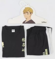 ハイキュー！！ ドンキ 稲荷崎高校 ドライメッシュ上下セット(Lサイズ
