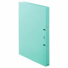 （まとめ買い）プラス たすけあシリーズ 利用者カルテ リングファイル 2リング 背幅24.5mm A4縦 ブルー FL-804RF 【5冊セット】