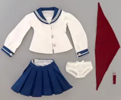 【中古】ドールアクセサリー MSD/MDD/DDP用 セーラー服セット(ネイビー)・ミニ 「天使のころも」 ボークスショップ＆ホビー天国ウェブ限定