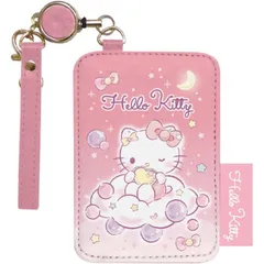 【新品】 ハローキティ キティ リール付きパスケース 交通系 ICカードケース 定期券入れ ICカード入れ 通勤 通学 スイカ パスモ IDカード 女の子 ピンク