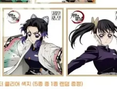 鬼滅の刃 クリアビジュアル色紙 (栗花落 カナヲ)