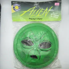 ＡＬＩＥＮ★エイリアン★フリスビー★ディスプレイ★人形★グリーン★UFO★人形★フィギュア★ぬいぐるみ★宇宙人★FREAKY FL1品限り