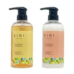 ● セット販売キギ バイ シエラ オーガニカ リッチモイスト シャンプー 500ml + トリートメント 500g 美容室専売 サロン専売 ヘアケア KIGI By Sierra Organicaのサムネイル