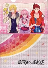 【中古】クリアファイル 天羽玲＆九条駿＆桐生帝 描きおろし特製A4クリアファイル 「PS vitaソフト ROOT∞REXX アニメイト限定セット」 早期予約特典