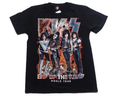 コレクター放出品 2004ワールドツアー KISS キッス バンドTシャツ 古着 00s USA製 KISS キッス 「World Domination!」 ツアー