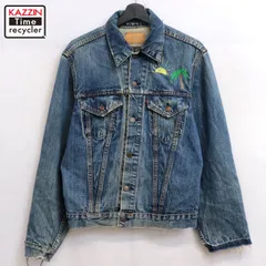 60s USA製 vintage Levi's 70505 ボタン裏526 Big E デニムジャケット メンズ Mサイズ相当