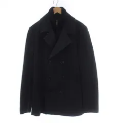 エンポリオアルマーニ EMPORIO ARMANI BRAD LINE Pコート ピーコート アウター ショート丈 フェイクレイヤード 50 L チャコールグレー /KHのサムネイル