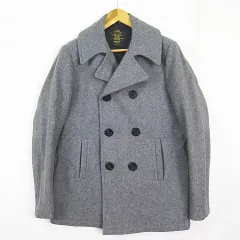 フィデリティ FIDELITY PEA COAT ピーコート ミリタリー L グレー 2sa6808のサムネイル