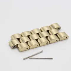 良品 マークバイマークジェイコブス MBM3243 純正コマ 5コマ ゴールドカラー 18mm用 メンズ腕時計用 KRK 2000000 NSK