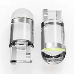 T10/T16 LED ホワイトランプ純正サイズバルブ 12V 省電力 2個COB ホワイト色 純正品からそのまま交換可能