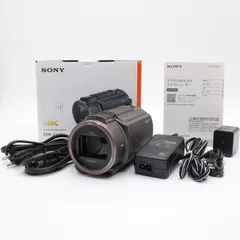 SONY - 【極美品】SONY 4Kビデオカメラ FDR-AX45 レンズカバー