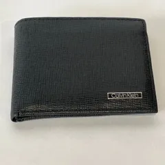 【訳あり品】 Calvin Klein 二つ折り財布 CA-31CK130009-BLACK 34234のサムネイル