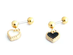 １８Ｇ軟骨miniゴールドハート ボディピアス 軟骨ピアス 片耳ピアス