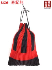 イッセイミヤケ ISSEY MIYAKE 90-00S プリーツ巾着ポーチ レのサムネイル