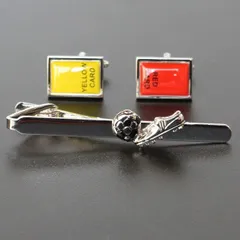 鎌倉カフス工房　サッカーカフス　ネクタイピンセット4