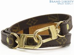 【ほぼ新品】ルイヴィトン　LOUIS VUITTON　モノグラム　ショルダーストラップ　調節不可　ダークブラウン　J75011
