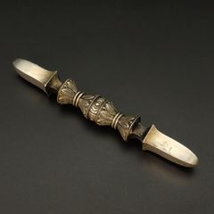 独鈷杵　銅製法器　仏教美術　唐密　真言宗 　辟邪　仏具　魔除け　風水置物