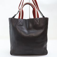 2507-48 バリー トートバッグ ショルダーバッグ 2WAY BALLY レザー製 ブラウン