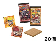 バンダイ(BANDAI) にふぉるめーしょん NARUTO-ナルト- 疾風伝 忍界シールウエハース vol.4 20個入 BOX 食玩 賞味期限2026/03