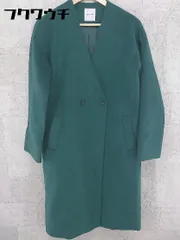 ■ BACK NUMBER バックナンバー ダブル 長袖 チェスター コート サイズM グリーン レディース  【1002800328857】