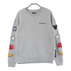 サイズ：1 PEARLY GATES パーリーゲイツ × Disney ミッキーマウス 長袖スウェットトレーナー  グレー系 [240101479510] ゴルフウェア レディース ストスト