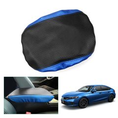【数量限定】保護カバー 内装パーツ アクセサリー 汚れ防止 傷防止 コンソールボックス CVT車 センター 車種専用 アームレストカバー 肘置き用 専用 新型 AT車 2021年～現行 (ブルー) 11代目 FL1型 シビック ホンダ CIVIC 【GAFAT