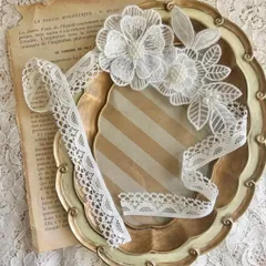 【レトロフラワーヘアバンド】ヘアバンド 花冠   ベビー  お宮参り 新生児