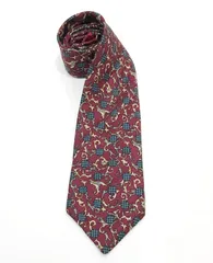 FRANCE製 Christian Dior MONSIEUR 総柄 ネクタイ マルチカラー シルク クリスチャン ディオール ムッシュ ヴィンテージ オールド■1015K