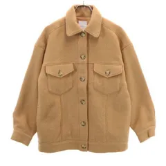 未使用 ローズバッド ビッグカラー ジャケット ブラウン ROSE BUD レディース 【200911】 【中古】のサムネイル