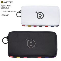 Monton［モントン］サイクリングエッセンシャルケース（防水ポーチ、軽量防水ケースウォレット、ロード用財布） 2022Skull