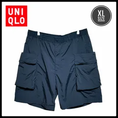 UNIQLO U ユニクロ パラシュート カーゴ ショーツ  ショートパンツ ハーフパンツ 467159 黒 カーゴパンツ XL