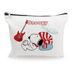 【特価セール】ミニポーチ 化粧ポーチ 機能的 レディース 大容量 軽量 ポーチ 出張 スヌーピー トラベルポーチ