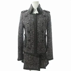 ジルスチュアート JILL STUART ツイード セットアップ スカート スーツ S 黒 マルチカラー 0313 ■GY09のサムネイル