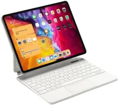 [新品※未使用] マグネット式 2024 iPad Pro 13インチ M4 キーボード タッチパッド バックライト付き 磁気吸着式 アイパッド 2024年iPadPro13 キーボードケース カバー 一体型 トラックパッド付き,ブラックのサムネイル