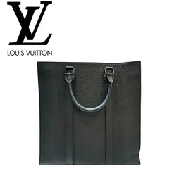 【中古美品】LOUIS VUITTON ルイヴィトン M21866　サックプラ トリオンレザー モノグラム ブラック ビジネス トートバッグ メンズ