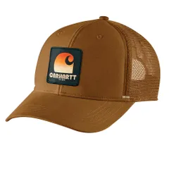 Carhartt メンズ キャンバス C パッチキャップ, カーハートブラウン。, One Size [カーハートブラウン。] [Free Size]