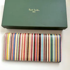 ポールスミス　Paul Smith 長財布　マルチストライプ　美品　レア