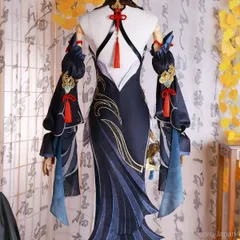 申鶴　コスプレ　漢服　原神 Amazon.co.jp: 原神 コスプレ 申鶴 新コスチューム 冷花幽露