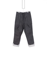 Licht Bestreben　リヒトべシュトレーベン　DENIM TUCK PANTS LB19AW-PT04-DNデニムタックパンツ　Rigid denim