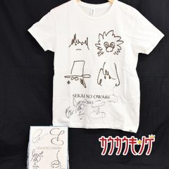 セカイノオワリ サイズS 世界の終わり 直筆サイン 入り Tシャツ /色紙 セット