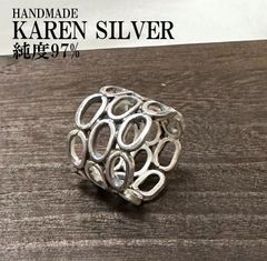シルバーリング カレンシルバー カレン族 ハンドメイド エスニック #19